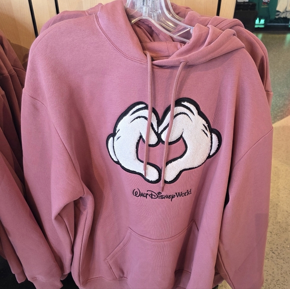 Disney Parks Valentine's Zip- Up Hoodie Unisex - Picture 4 of 5
